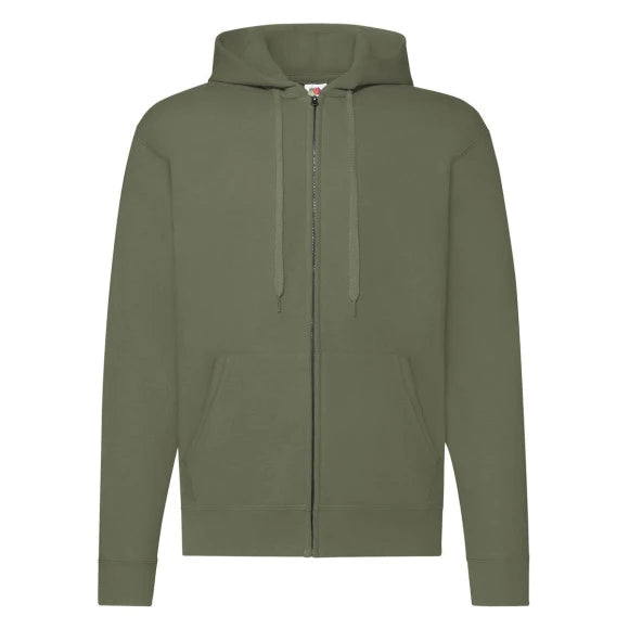 Fruit of the Loom Classic Hooded Sweat Jacket 62-062-0 classic olive