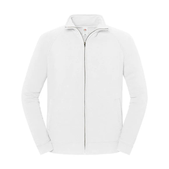 Fruit of the Loom Iconic Premium Sweat Jacket 62-290-0 white
