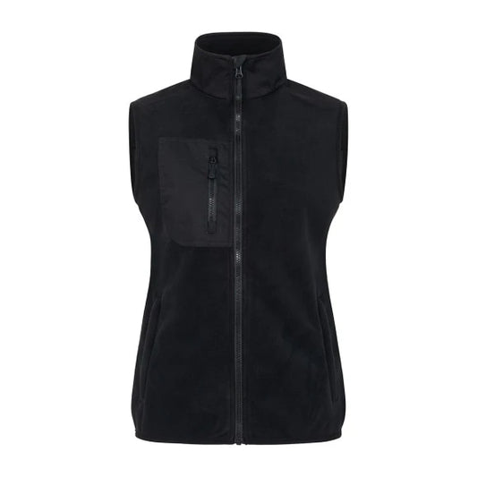 Promodoro Women's Canvas Fleece Vest 7945 Black