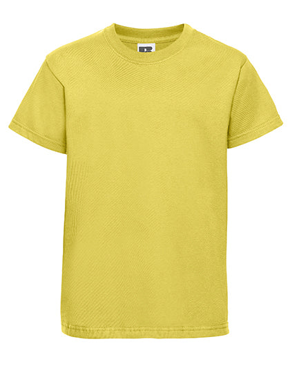 Fransaert Standard Kinder T-Shirt mit Logo – Russell 180B in Yellow