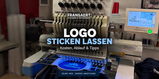 Logo sticken lassen – Kosten, Ablauf & Tipps | Fransaert