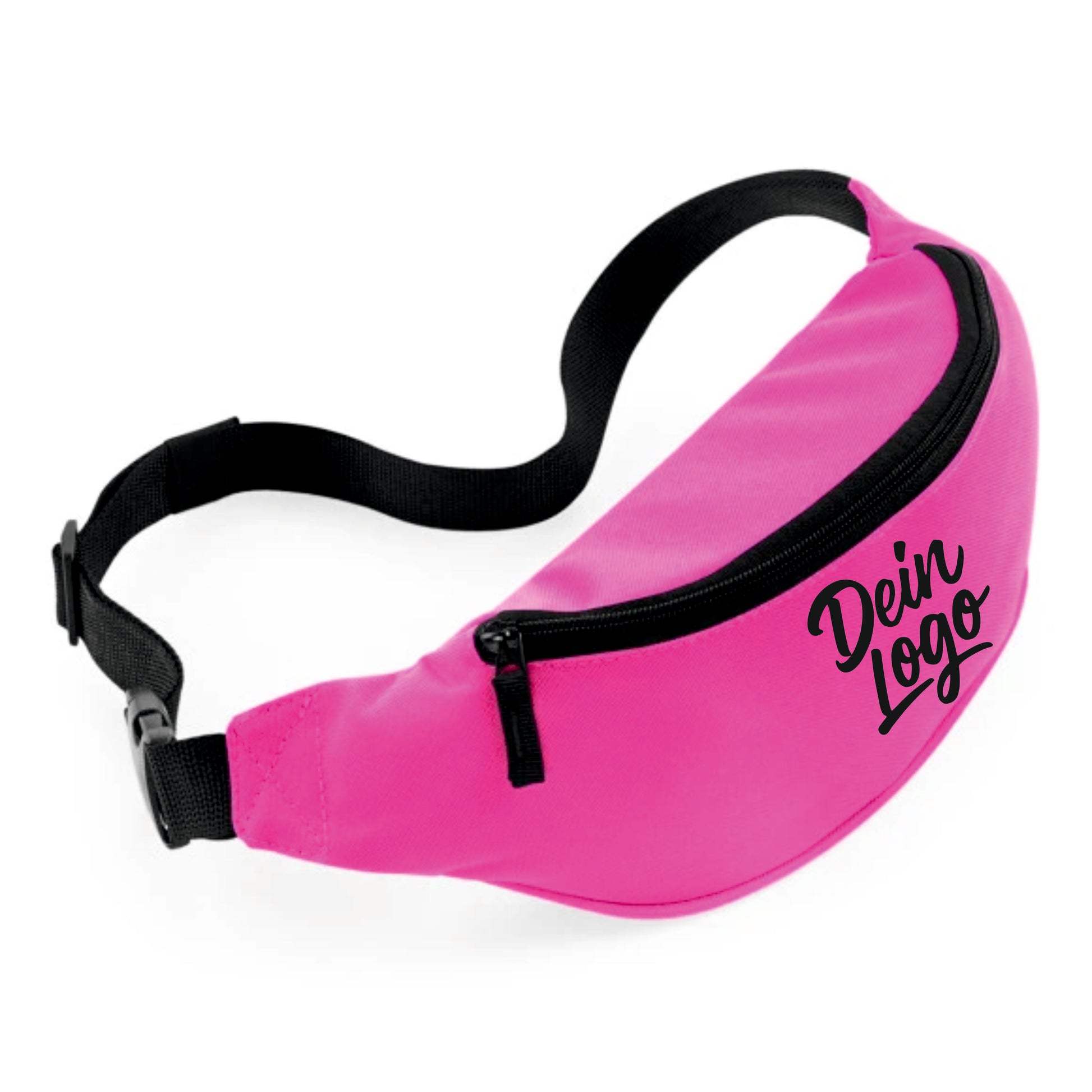 Bauchtasche Pink mit Logo bedruckt BG42 für Firmen und Vereine & Events