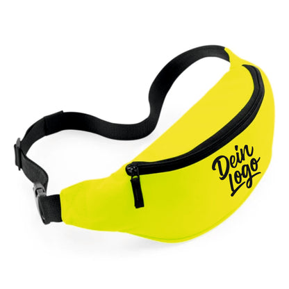 Bauchtasche Gelb mit Logo bedruckt BG42 für Firmen und Vereine & Events