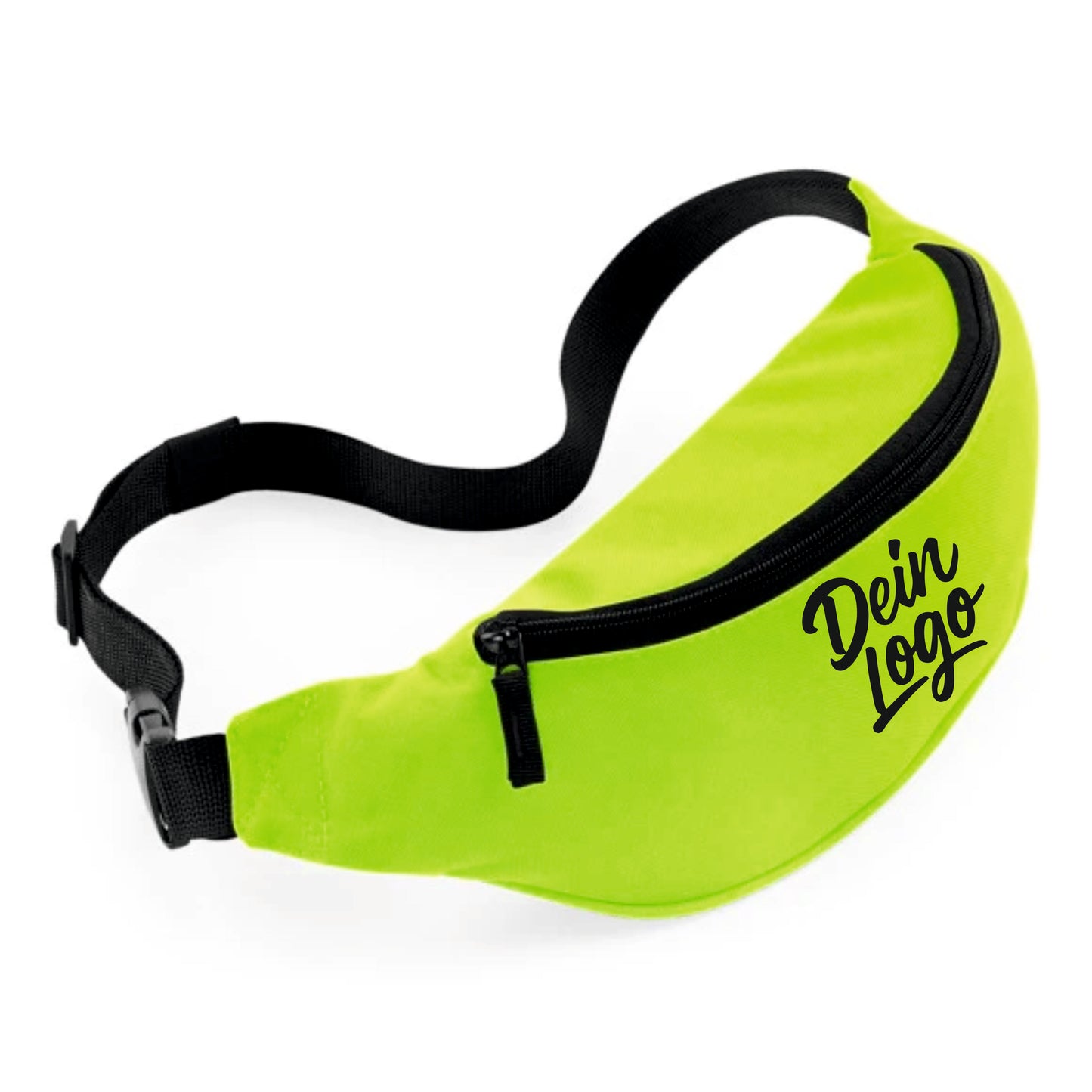 Bauchtasche hellgrün mit Logo bedruckt BG42 für Firmen und Vereine & Events