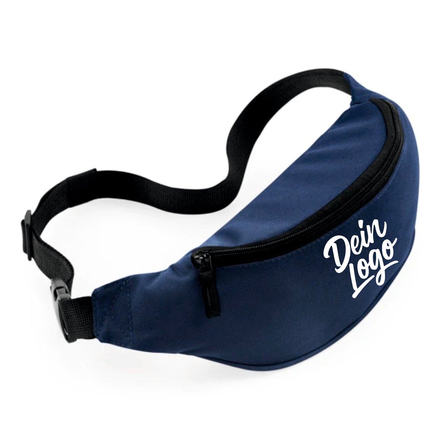 Bauchtasche navy mit Logo bedruckt BG42 für Firmen und Vereine & Events