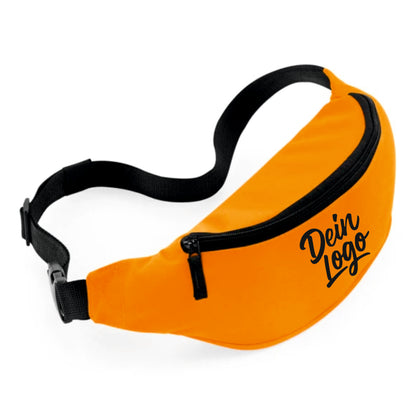 Bauchtasche orange mit Logo bedruckt BG42 für Firmen und Vereine & Events