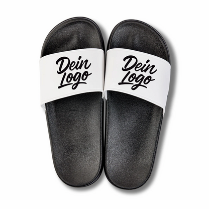 Badeschlappen mit Logo bedruckt