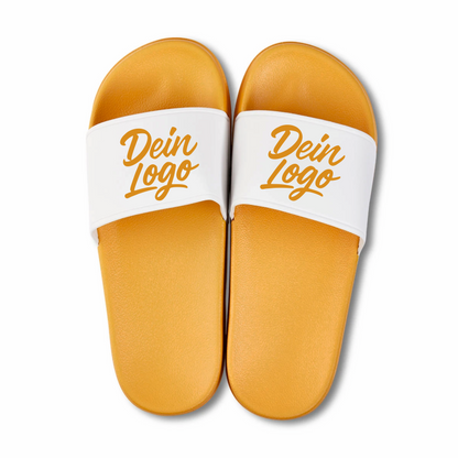 Badeschlappen mit Logo bedruckt