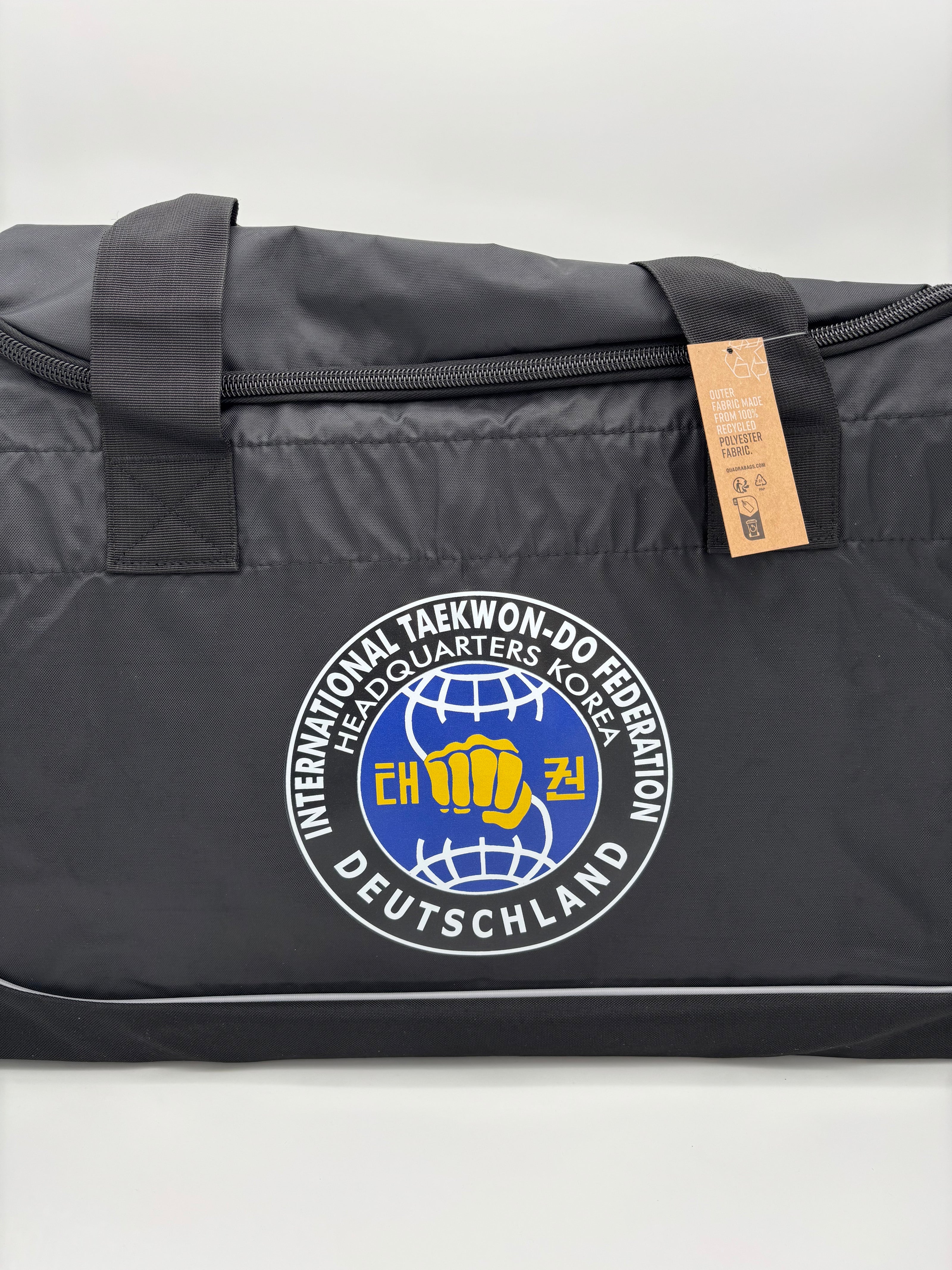 Referenzen: Bedruckte Sporttasche mit Logo für Taekwon-Do Deutschland