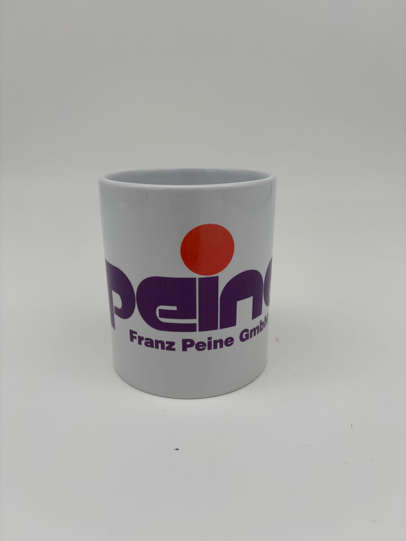 Kundenprojekt: Tasse mit Logo Firma Peine