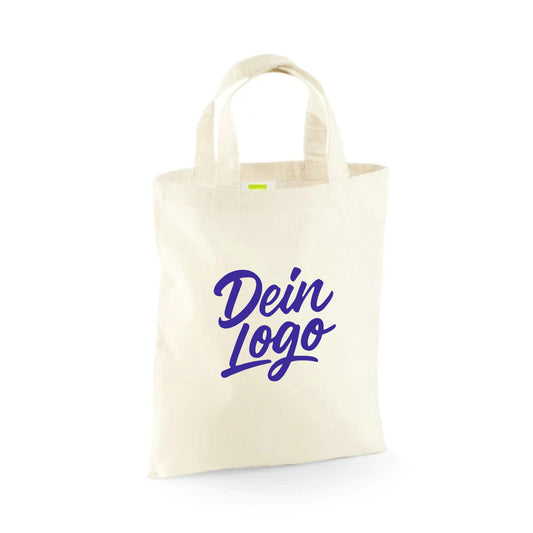 Mini Baumwolltaschen mit Logo bedruckt