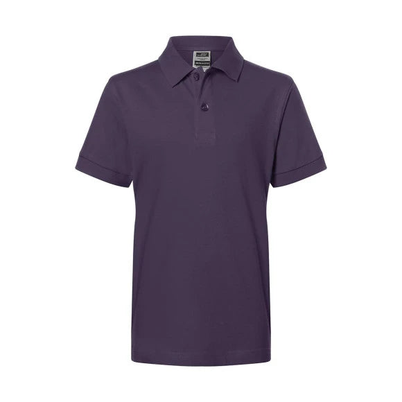 Daiber Classic Polo Junior JN070K aubergine