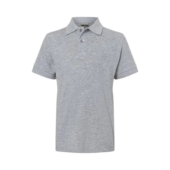 Daiber Classic Polo Junior JN070K grey heather