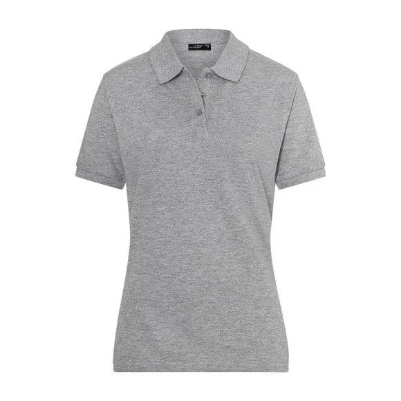 Daiber Ladies' Polo JN071 grey heather