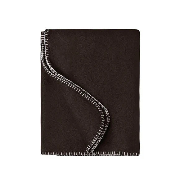 Daiber JN1901 Fleecedecke brown/natural, Herstellerabbildung, Beispiel ohne Sticklogo