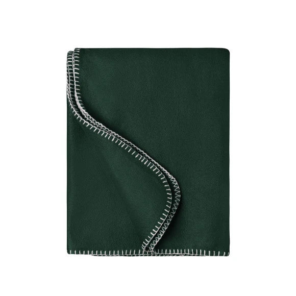 Daiber JN1901 Fleecedecke dark-green/natural, Herstellerabbildung, Beispiel ohne Sticklogo