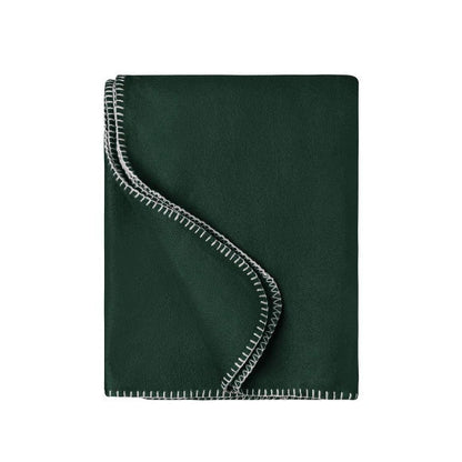Daiber JN1901 Fleecedecke dark-green/natural, Herstellerabbildung, Beispiel ohne Sticklogo