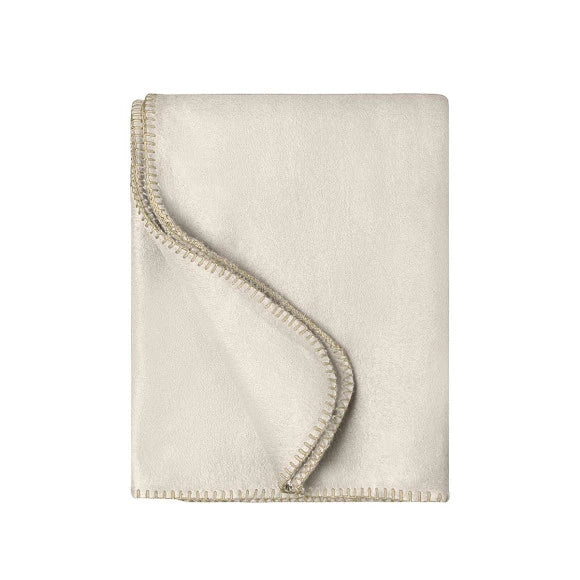 Daiber JN1901 Fleecedecke natural/camel, Herstellerabbildung, Beispiel ohne Sticklogo