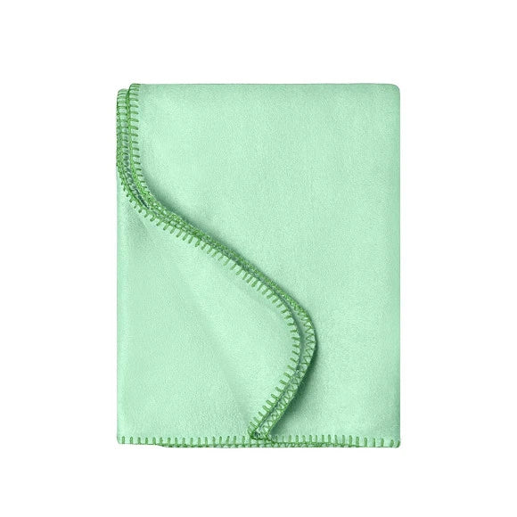 Daiber JN1901 Fleecedecke soft-green/green, Herstellerabbildung, Beispiel ohne Sticklogo