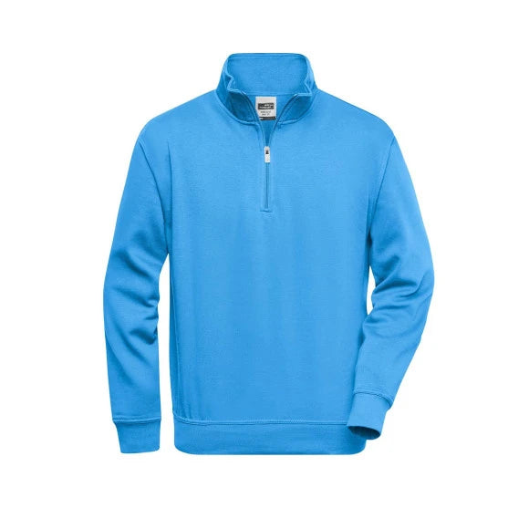 Daiber Workwear Half Zip Sweat JN831 aqua