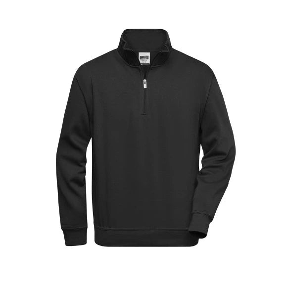 Daiber Workwear Half Zip Sweat JN831 black