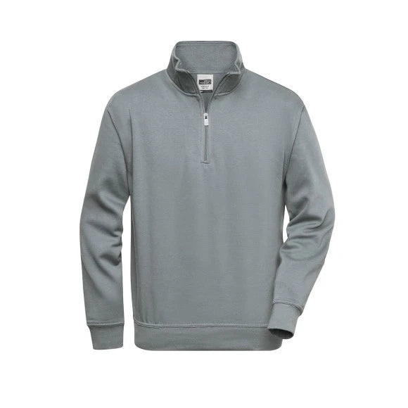 Daiber Workwear Half Zip Sweat JN831 dark grey