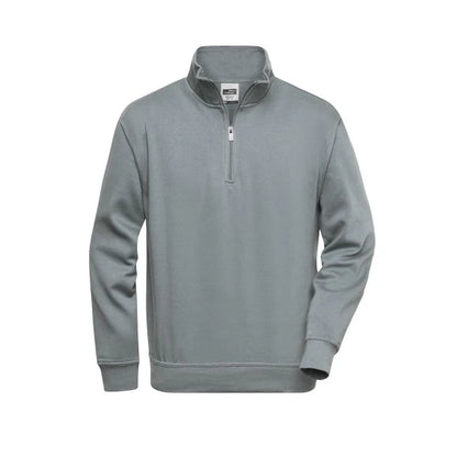 Daiber Workwear Half Zip Sweat JN831 dark grey