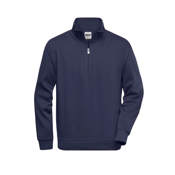 Daiber Workwear Half Zip Sweat JN831 navy