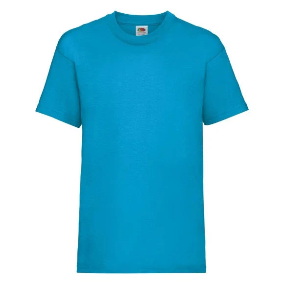 Fransaert Preisbewusst Kinder T-Shirt mit Logo | Fruit of the Loom Kids Valueweight