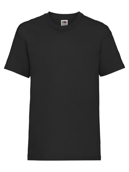 Fruit of the Loom Kids Valueweight T-Shirt black