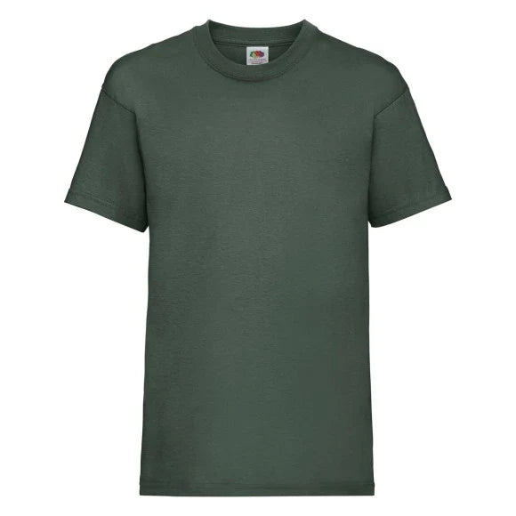 Fransaert Preisbewusst Kinder T-Shirt mit Logo | Fruit of the Loom Kids Valueweight