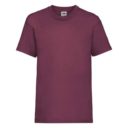 Fransaert Preisbewusst Kinder T-Shirt mit Logo | Fruit of the Loom Kids Valueweight