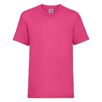 Fransaert Preisbewusst Kinder T-Shirt mit Logo | Fruit of the Loom Kids Valueweight