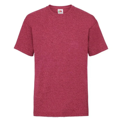 Fransaert Preisbewusst Kinder T-Shirt mit Logo | Fruit of the Loom Kids Valueweight