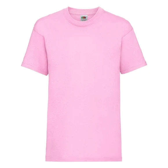 Fransaert Preisbewusst Kinder T-Shirt mit Logo | Fruit of the Loom Kids Valueweight