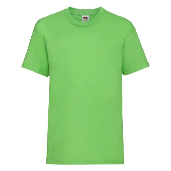 Fransaert Preisbewusst Kinder T-Shirt mit Logo | Fruit of the Loom Kids Valueweight