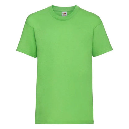 Fransaert Preisbewusst Kinder T-Shirt mit Logo | Fruit of the Loom Kids Valueweight