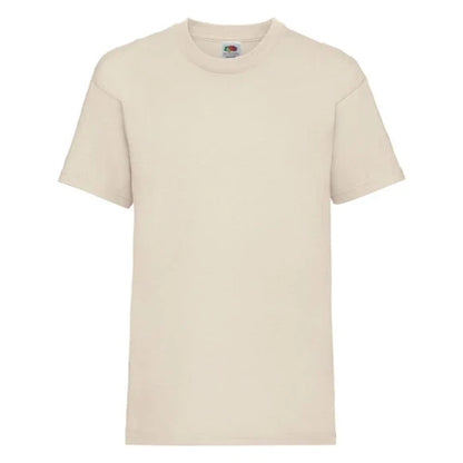 Fransaert Preisbewusst Kinder T-Shirt mit Logo | Fruit of the Loom Kids Valueweight