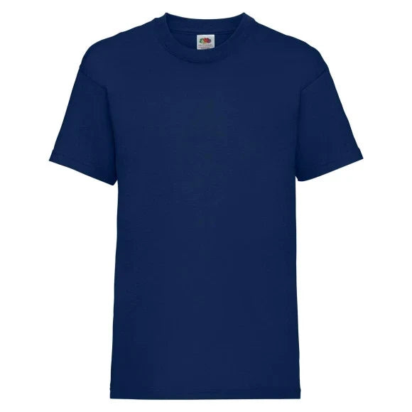 Fransaert Preisbewusst Kinder T-Shirt mit Logo | Fruit of the Loom Kids Valueweight