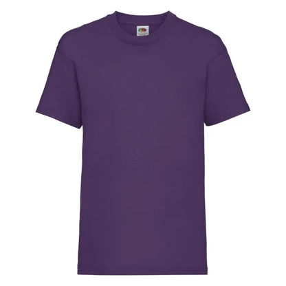 Fransaert Preisbewusst Kinder T-Shirt mit Logo | Fruit of the Loom Kids Valueweight