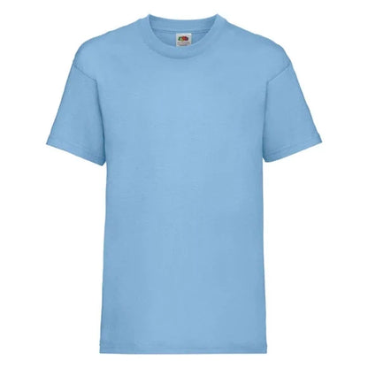 Fransaert Preisbewusst Kinder T-Shirt mit Logo | Fruit of the Loom Kids Valueweight