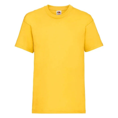 Fransaert Preisbewusst Kinder T-Shirt mit Logo | Fruit of the Loom Kids Valueweight