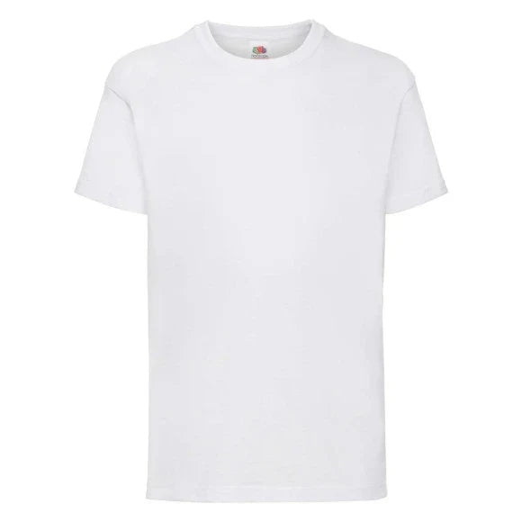 Fransaert Preisbewusst Kinder T-Shirt mit Logo | Fruit of the Loom Kids Valueweight