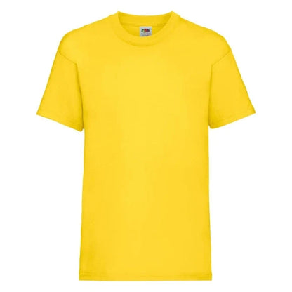 Fransaert Preisbewusst Kinder T-Shirt mit Logo | Fruit of the Loom Kids Valueweight