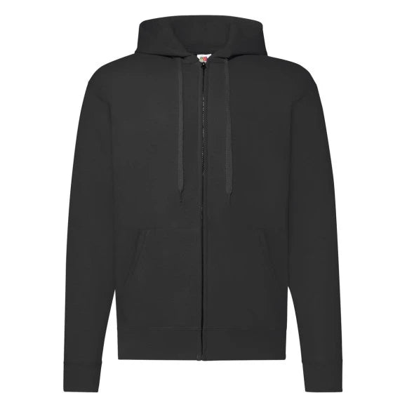 Fruit of the Loom Classic Hooded Sweat Jacket 62-062-0 black