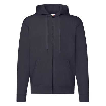 Fruit of the Loom Classic Hooded Sweat Jacket 62-062-0 deep navy