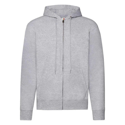 Fruit of the Loom Classic Hooded Sweat Jacket 62-062-0 heather grey