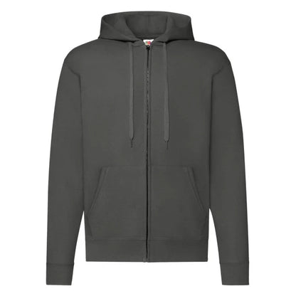 Fruit of the Loom Classic Hooded Sweat Jacket 62-062-0 light graphite