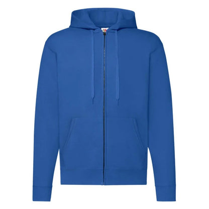 Fruit of the Loom Classic Hooded Sweat Jacket 62-062-0 royal blue