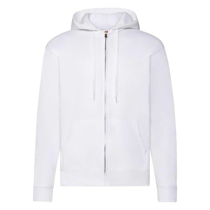 Fruit of the Loom Classic Hooded Sweat Jacket 62-062-0 white